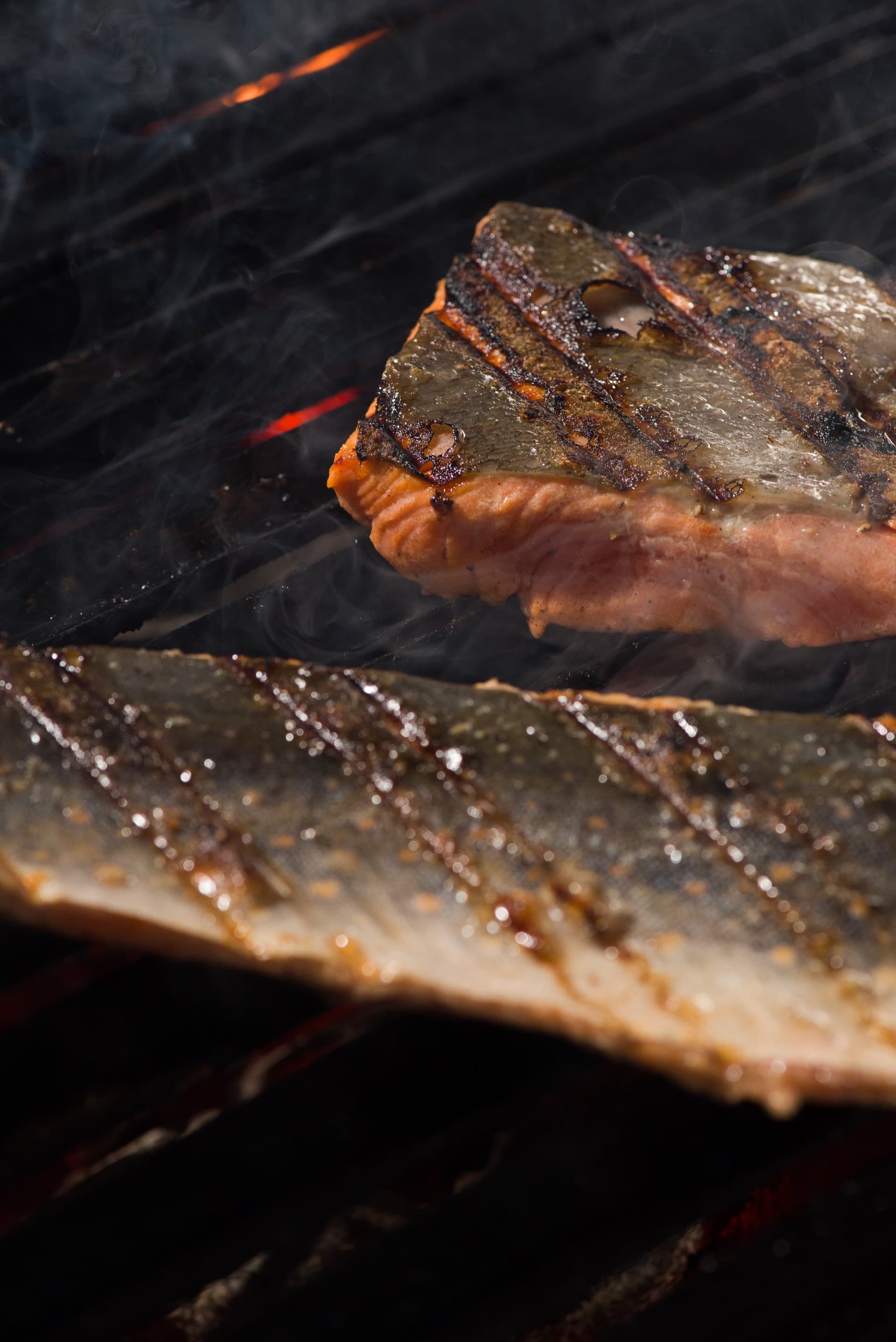 Wild grilled fish